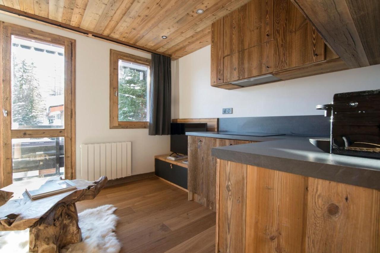 Les Brigues - Appartement Avec Vue Sur La Montagne Et Acces Aux Pistes Courchevel Kültér fotó