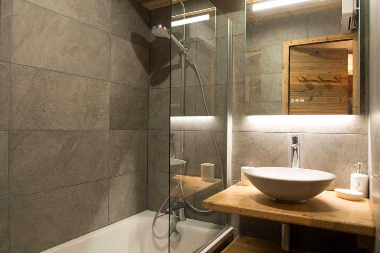 Les Brigues - Appartement Avec Vue Sur La Montagne Et Acces Aux Pistes Courchevel Kültér fotó